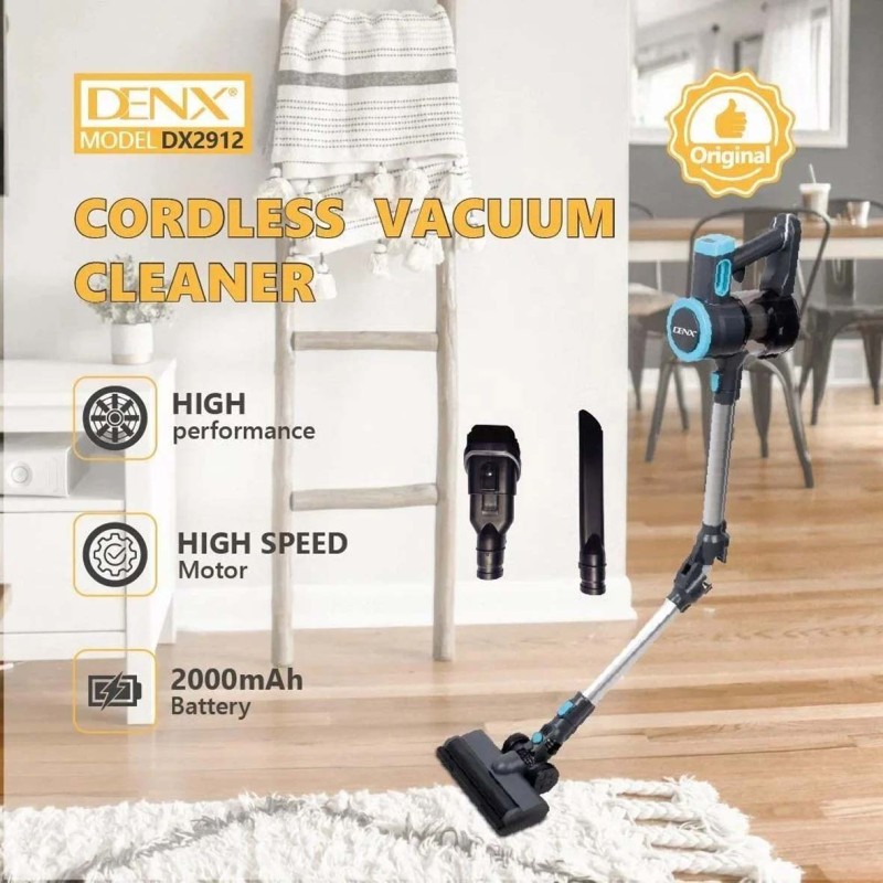 DENX DX2912 Powerful Cordless Stick Vacuum Cleaner,2000mAh 160W