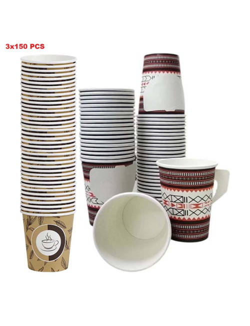 502158 2×7OZ+1×4OZ طقم اكواب ورق 50×3