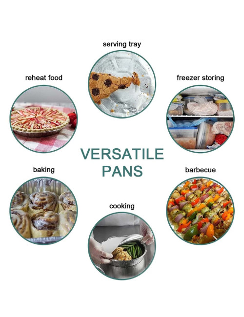 ماعون قصدير مستطيل مع غطاء طقم 20حبة ×2قياس صغير 245901