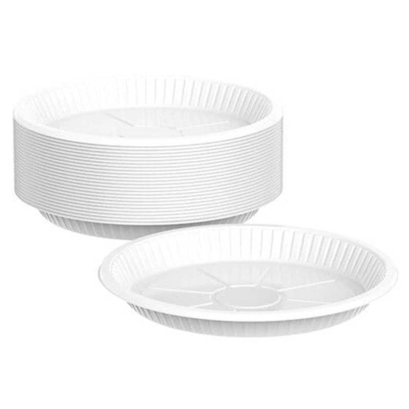 490005 ROUND PLASTIC PLATE, SIZE 18