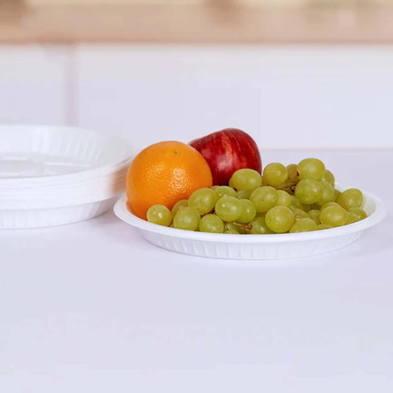 490005 ROUND PLASTIC PLATE, SIZE 18