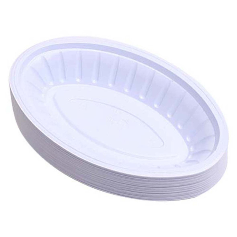 050252 OVAL PLASTIC PLATE NO. 1