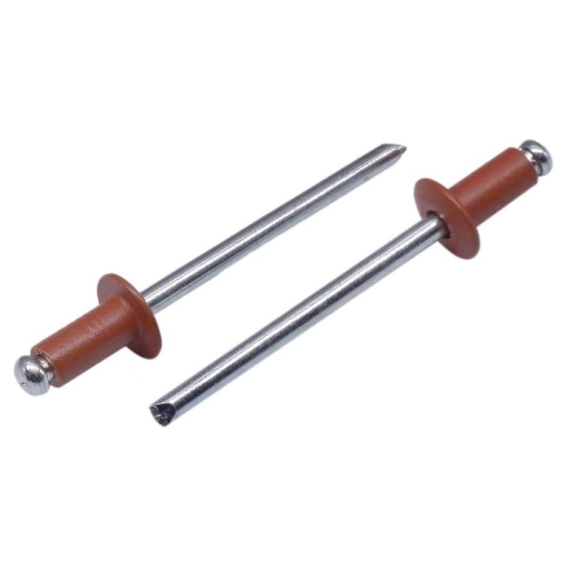 ALUMINIUM RIVET BROWN 3.2 X 10.2