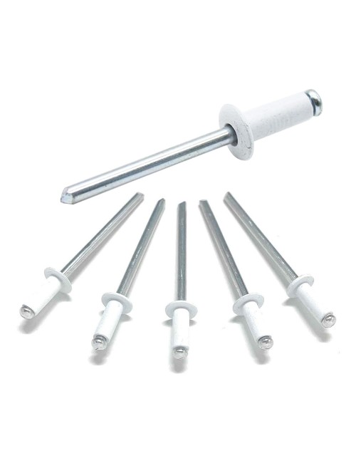 ALUMINIUM RIVET WHITE 3.2 X 10