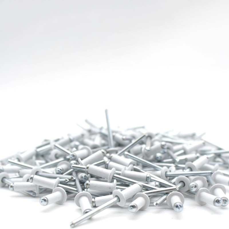 ALUMINIUM RIVET WHITE 3.2 X 10