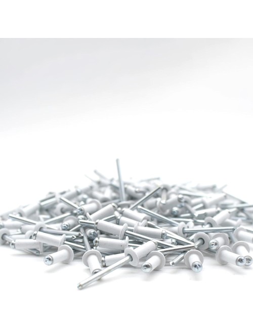 ALUMINIUM RIVET WHITE 3.2 X 10