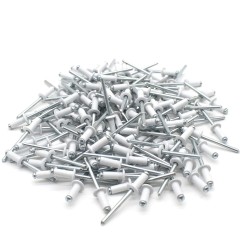 ALUMINIUM RIVET WHITE 3.2 X 6.4