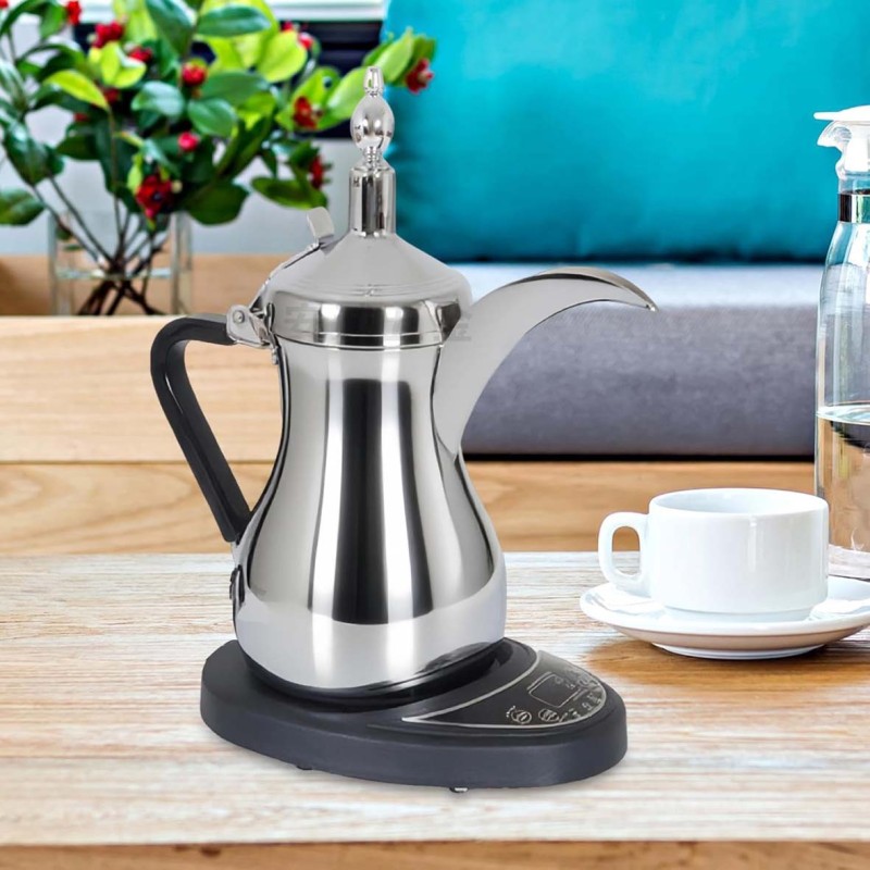 DENX DX2045 STAINLESS STEEL DALLAH COFFEE POT 600ML 800W