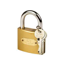 T266 GOLDEN COLOR IRON PADLOCK 63 MM H.D.