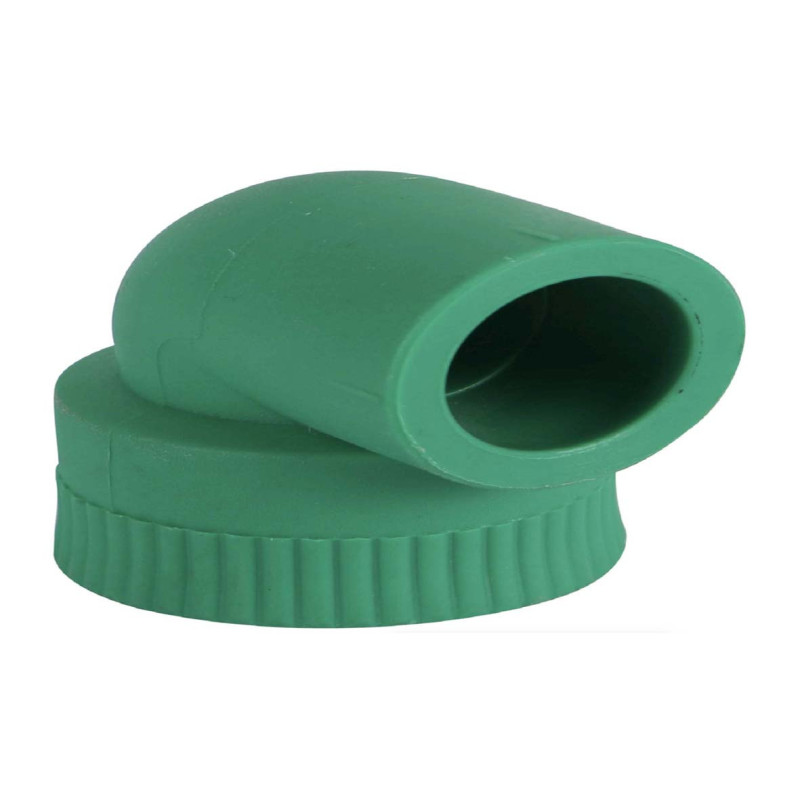 PVC 45° ELBOW THEREAD 3/4" GREEN