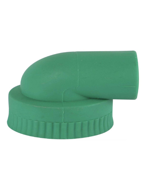 PVC 45° ELBOW THEREAD 3/4" GREEN