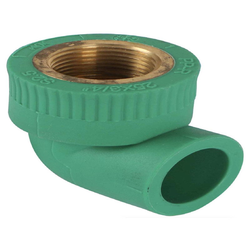 PVC 45° ELBOW THEREAD 3/4" GREEN