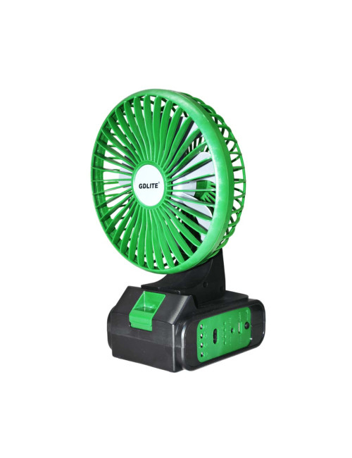 GD-8082 مروحة طاقة شمسية مع لمبة +كشاف