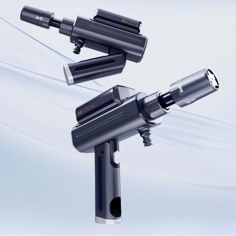 X9- HIGH-POWER PORTABLE HANDHELD FOLDABLE 2IN1 CAR WASH GUN
