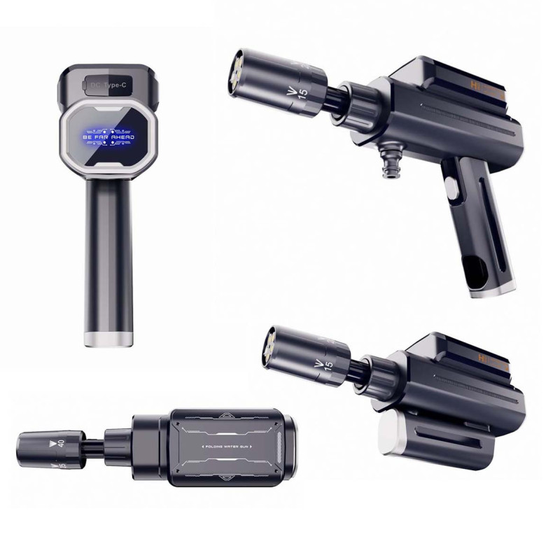 X9- HIGH-POWER PORTABLE HANDHELD FOLDABLE 2IN1 CAR WASH GUN