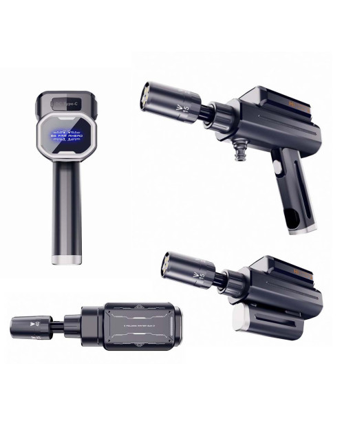 X9- HIGH-POWER PORTABLE HANDHELD FOLDABLE 2IN1 CAR WASH GUN