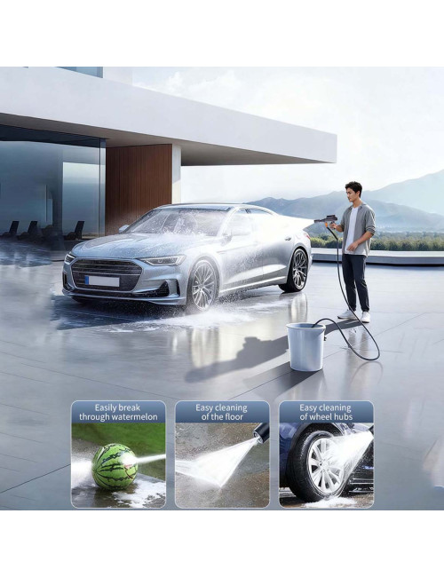 X9- HIGH-POWER PORTABLE HANDHELD FOLDABLE 2IN1 CAR WASH GUN