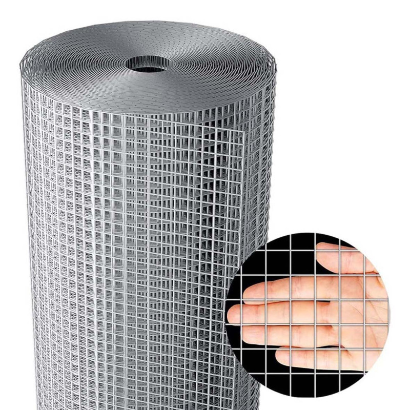 HOT DIP GALV WELDED MESH 21G x 1/2" x 1 x 25 MTR x 10KG