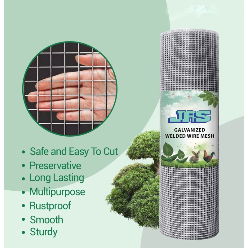 ELECTRO GALV WELDED MESH 1/2" x 90 CM x 20 MTR - 4 KG