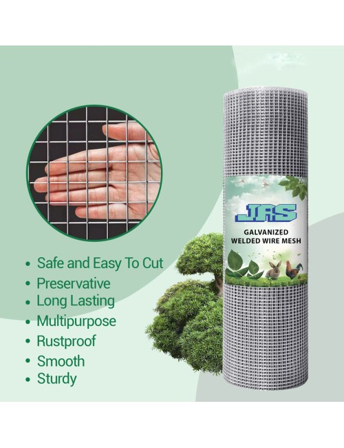 ELECTRO GALV WELDED MESH 1/2" x 90 CM x 20 MTR - 4 KG