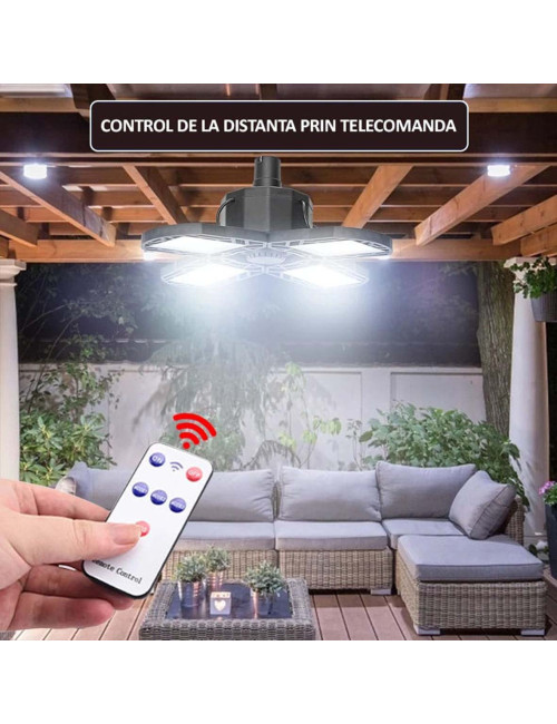 XF-702 كشاف شفرة المروحة 4 شفرة طاقة شمسية