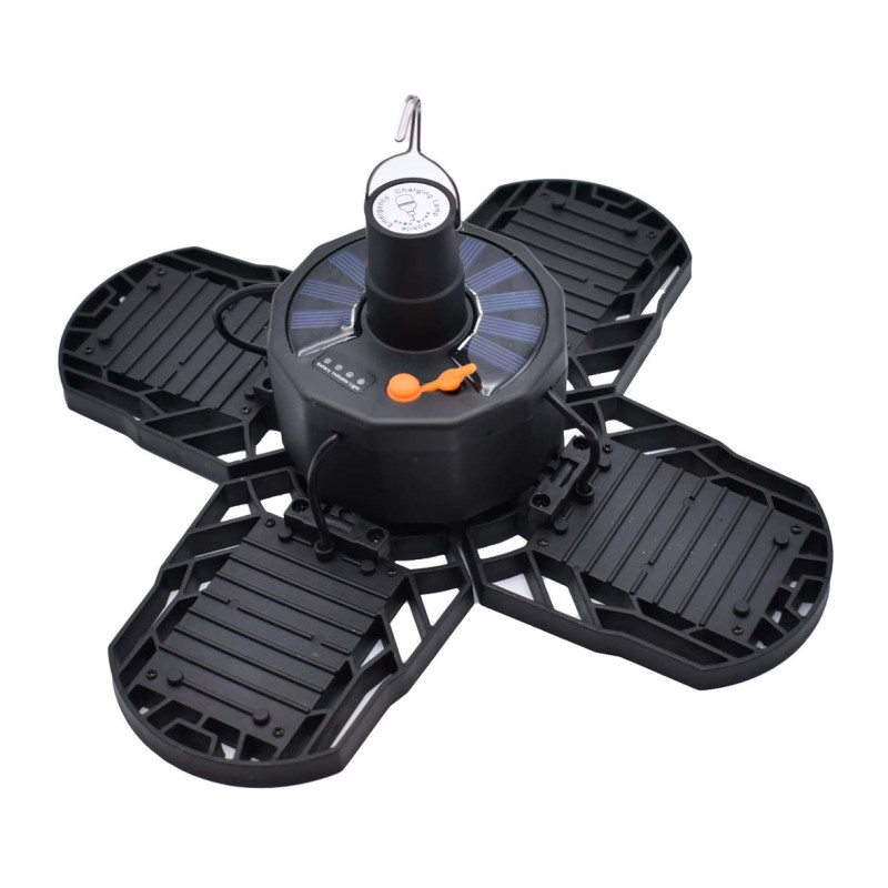 XF-702 كشاف شفرة المروحة 4 شفرة طاقة شمسية