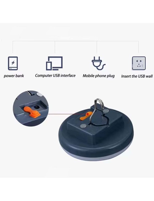 HT120 RECHARGEABLE USB BULB 50W