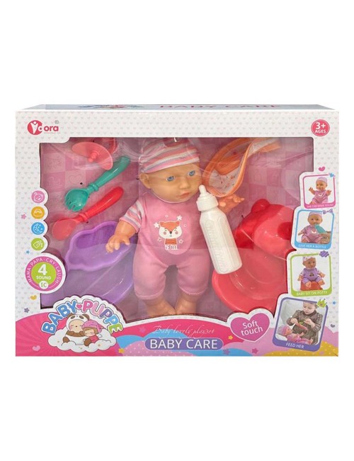 WZB662-3 9-inch doll set with 4 kinds of sounds