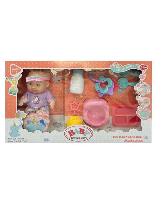 2933C-6 9-inch doll with duck set