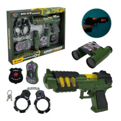 649-10 مسدس صوت مع اضائة لعبة للاطفال