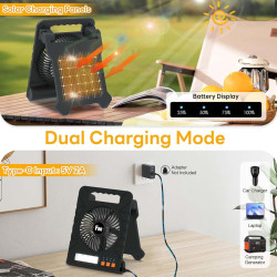 MD-F907 MULTI-FUNCTIONAL SOLAR FAN