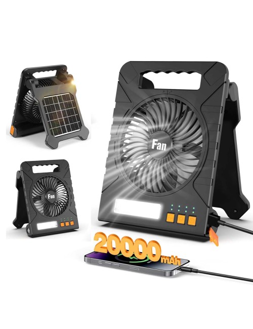 MD-F907 MULTI-FUNCTIONAL SOLAR FAN