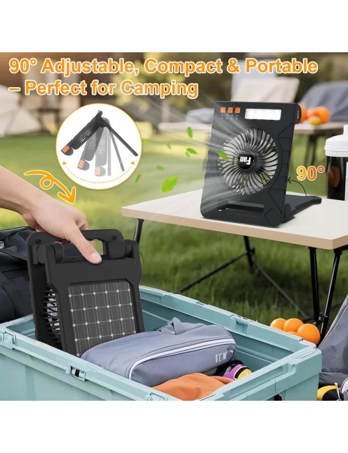 MD-F907 MULTI-FUNCTIONAL SOLAR FAN