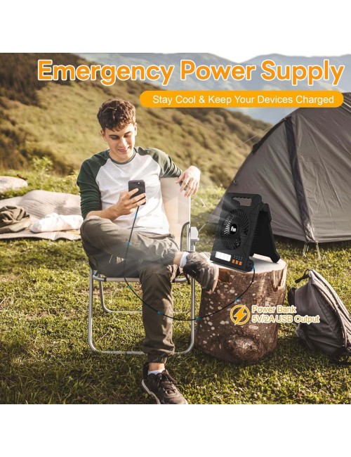 MD-F907 MULTI-FUNCTIONAL SOLAR FAN