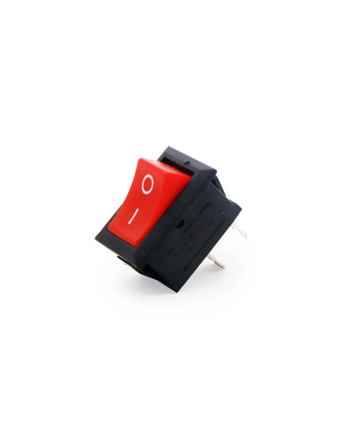 LFSW13-RED MACHINE SWITCH SMALL RED 2 PIN 6A