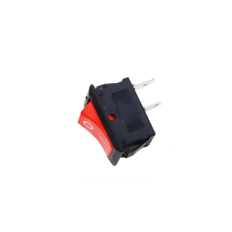 LFSW13-RED MACHINE SWITCH SMALL RED 2 PIN 6A