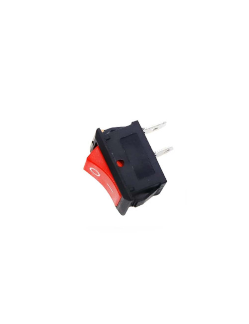LFSW13-RED MACHINE SWITCH SMALL RED 2 PIN 6A