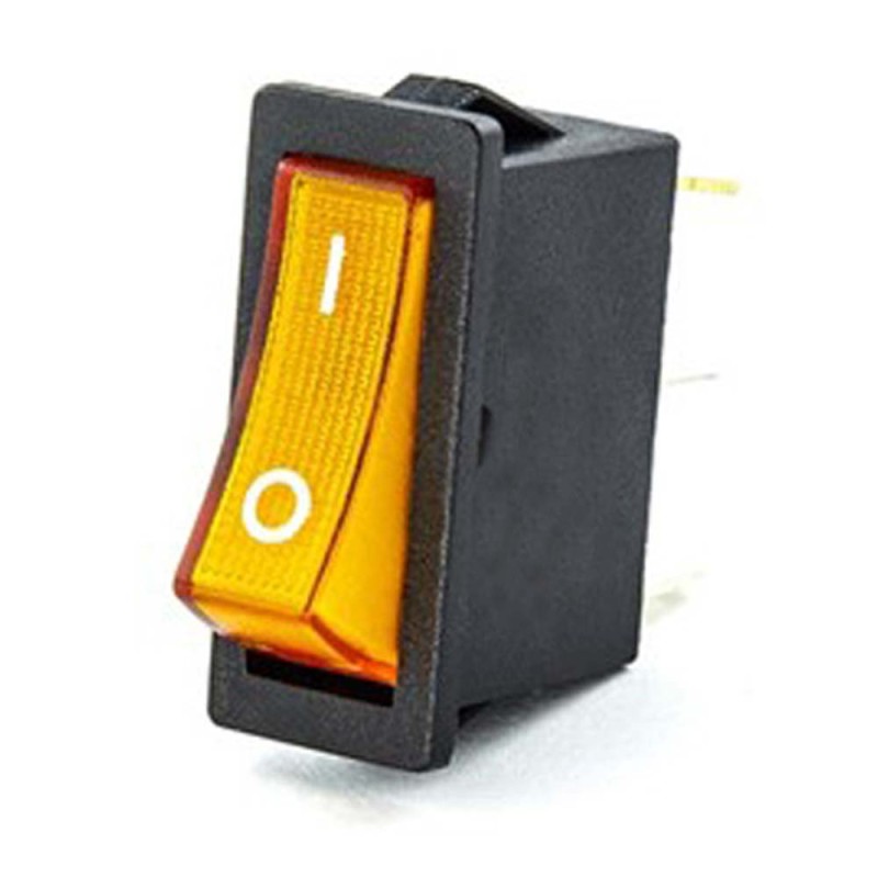 6A LFSW13-YELLOW سويتش ماكينة صغير اصفر 2 طرف