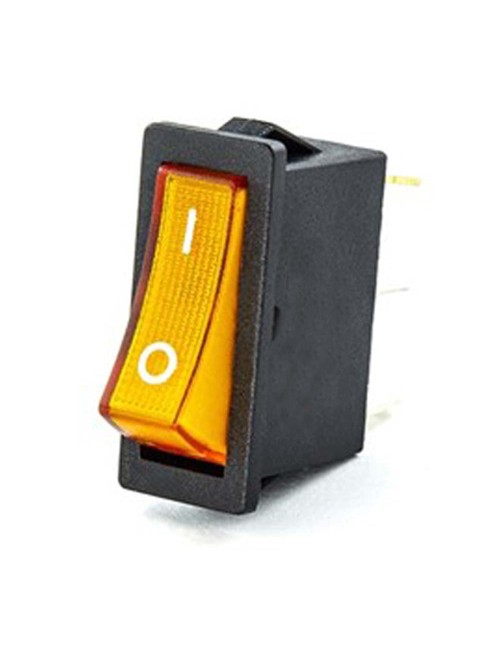 6A LFSW13-YELLOW سويتش ماكينة صغير اصفر 2 طرف