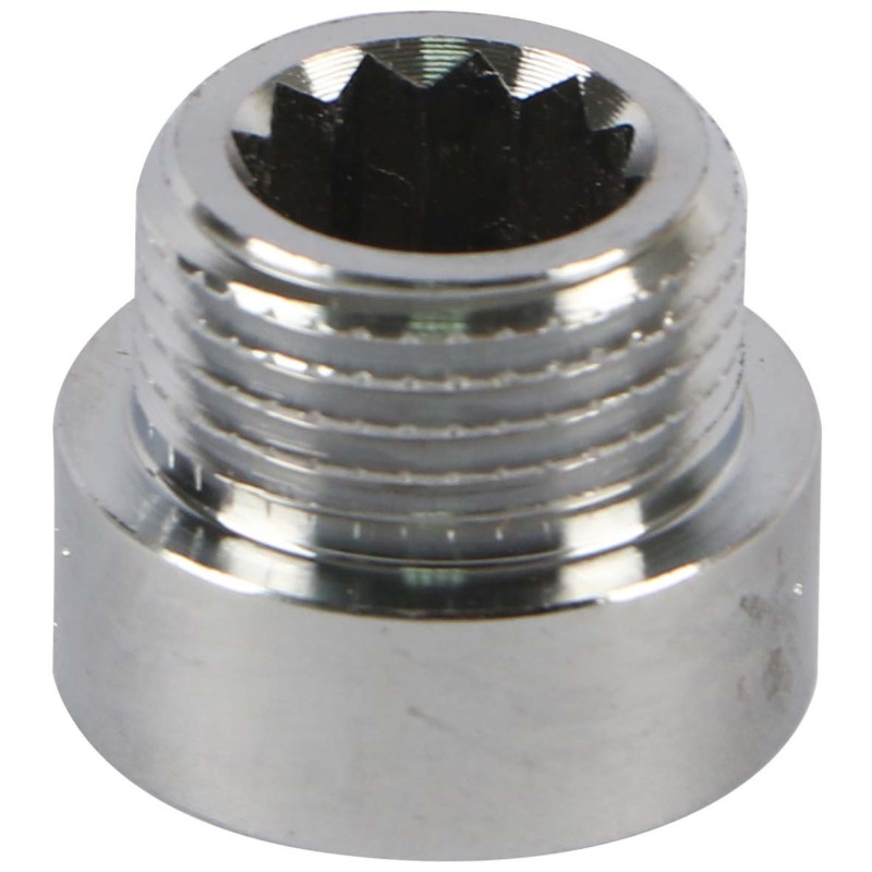 NIPPLE SOCKET -ZN-BCP 1/2" x 10 MM