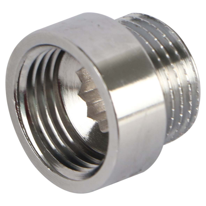 NIPPLE SOCKET -ZN-BCP 1/2" x 10 MM