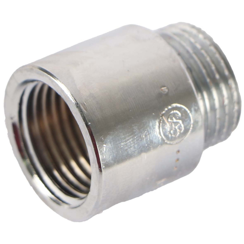 NIPPLE SOCKET -ZN-BCP 1/2" x 20 MM