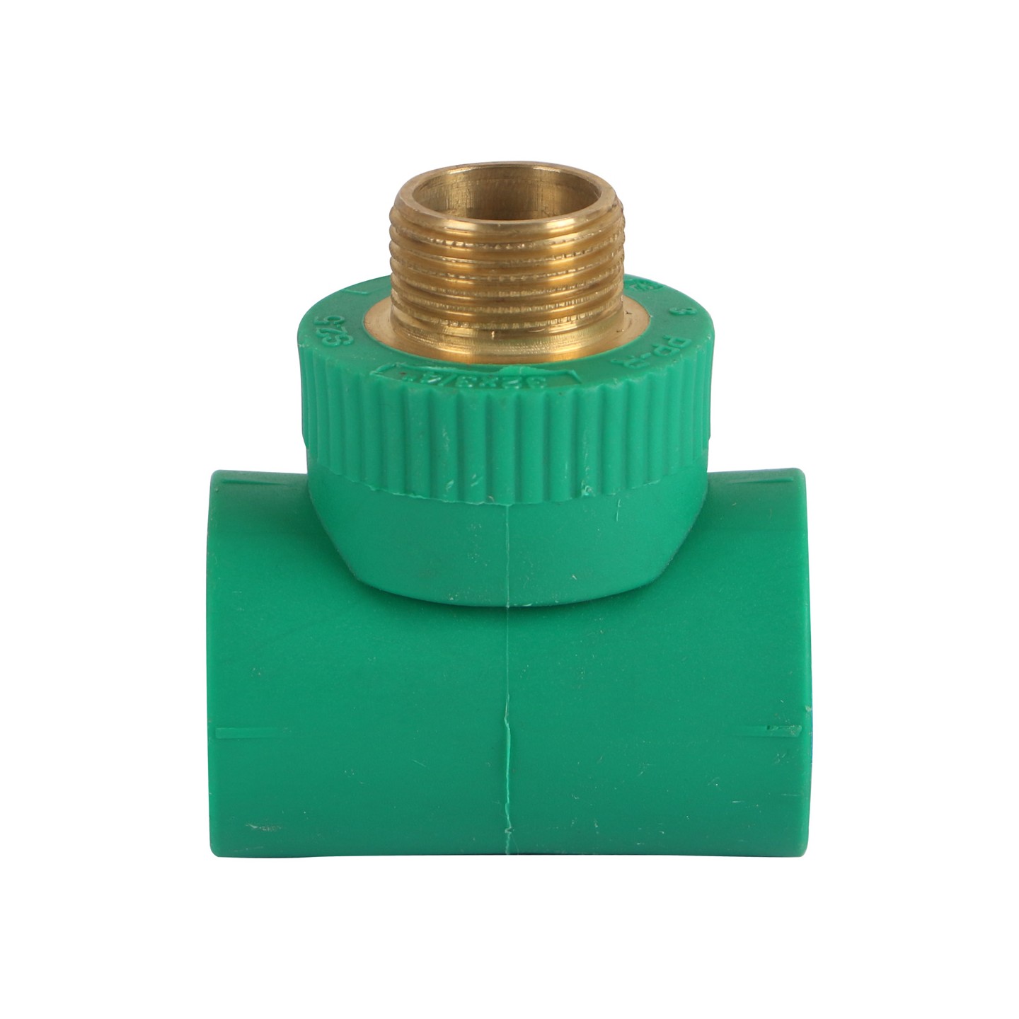PPR MALE BRASS THREADED TEE 3/4