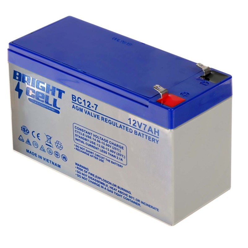 RECHARGEABLE GEL BATTERY 12 V/ 7 AH