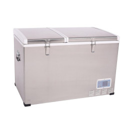 BCD80 CAR FRIDGE METAL TWIN CABINET 80 LTR 12/24V