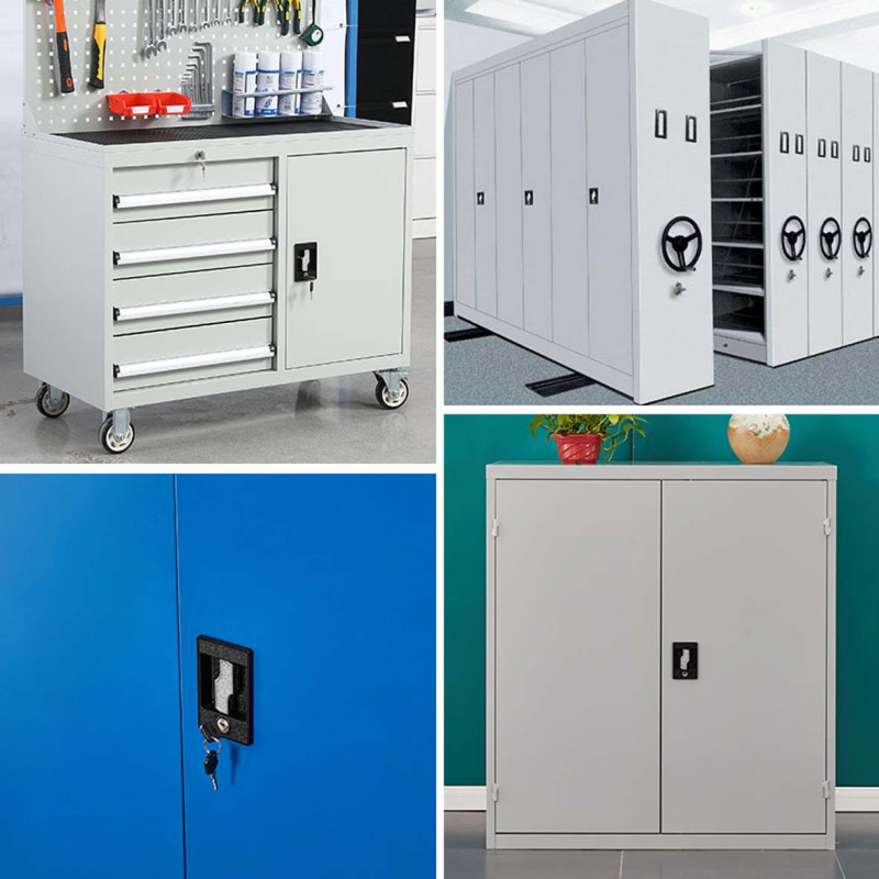 ALIM قفل باب ثلاجة اسود