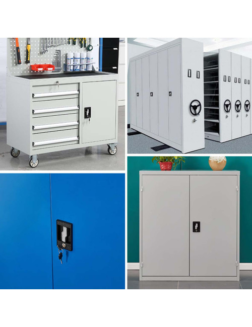 ALIM قفل باب ثلاجة اسود