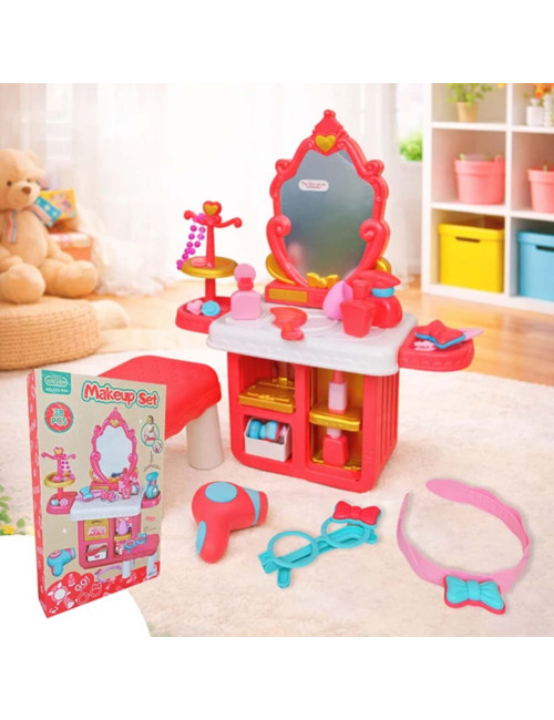 623-934 ""MAKEUP SET""MAKEUP DRESSING TABLE WITH CHAIR"