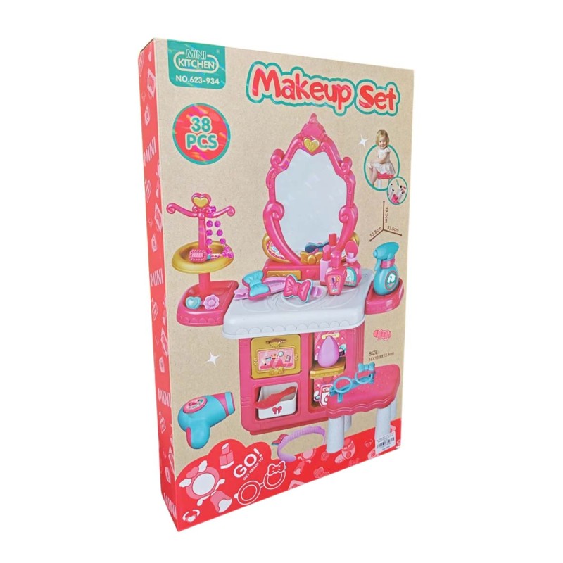 623-934 لعبة مكياج مع كرسي للاطفال