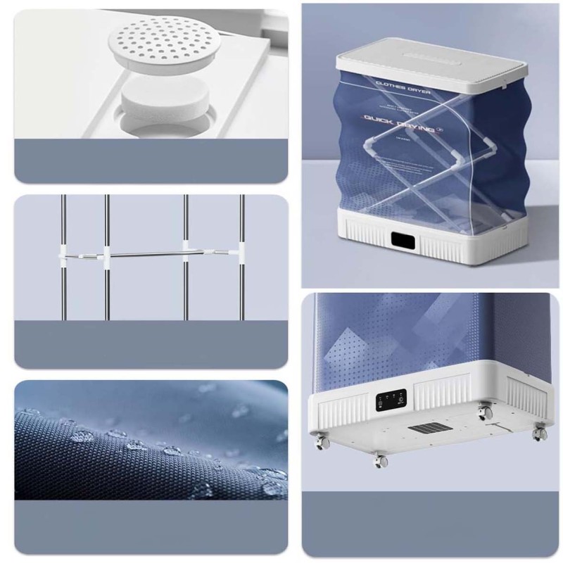 BK-GL9 FOLDABLE QUICK CLOTHES DRYING, 2LAYER DESIGN, VERY LARG CAPACITY 1300W
